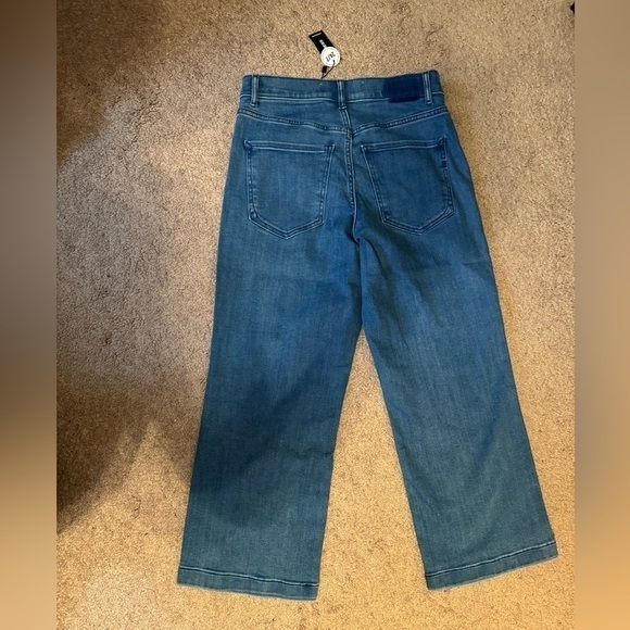 EXPRESS Cropped Wide Leg High Rise Stretch size 6 NWT - Picture 6 of 7